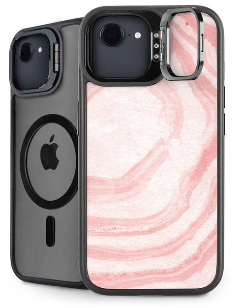 Marbleized Pink iPhone 16e Kickstand Case