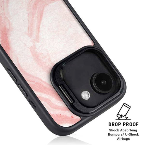 Marbleized Pink iPhone 16e Kickstand Case