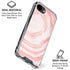 Marbleized Pink iPhone 16e Clear Case