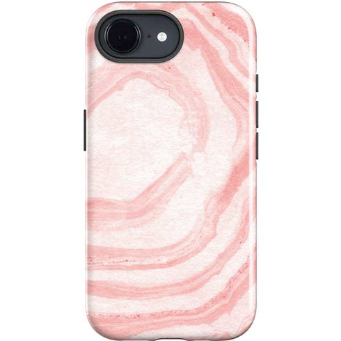 Marbleized Pink iPhone 16e Impact Case