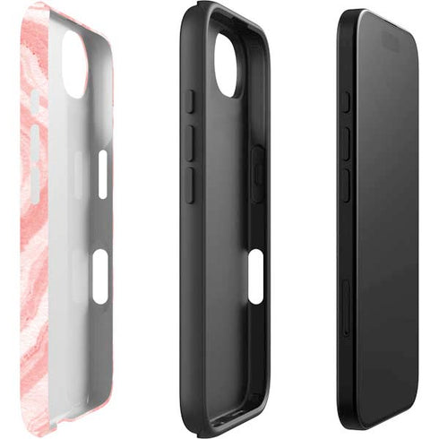 Marbleized Pink iPhone 16e Impact Case