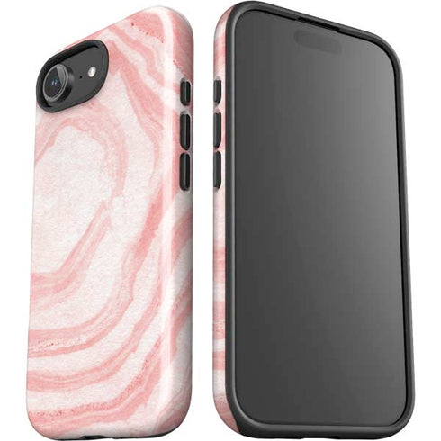 Marbleized Pink iPhone 16e Impact Case