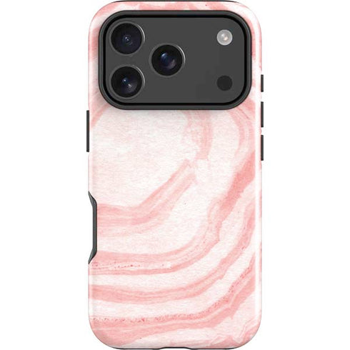 Marbleized Pink iPhone 18 Pro Impact Case