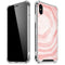 Marbleized Pink iPhone X/XS Clear Case