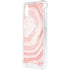 Marbleized Pink iPhone XS Clear Case