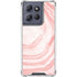 Marbleized Pink Moto G 5G (2025) Clear Case