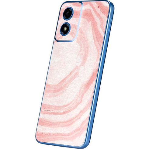 Marbleized Pink Moto G Play 4G (2024) Skin