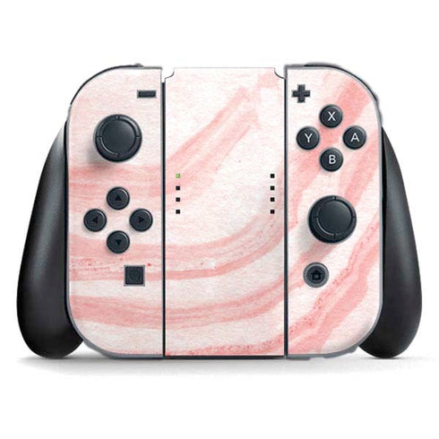 Marbleized Pink Nintendo Skins