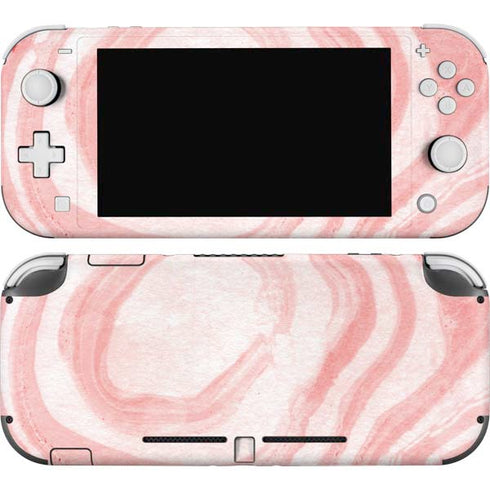 Marbleized Pink Nintendo Skins