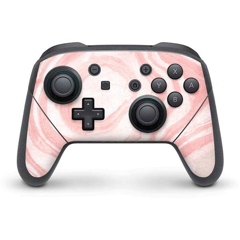 Marbleized Pink Nintendo Skins