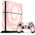Marbleized Pink PlayStation PS4 Skins