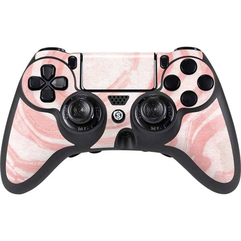 Marbleized Pink PlayStation PS4 Skins