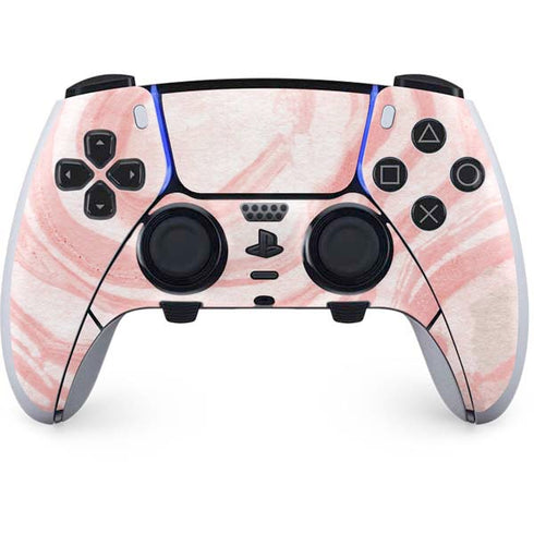 Marbleized Pink PS5 DualSense Edge Pro Controller Skin