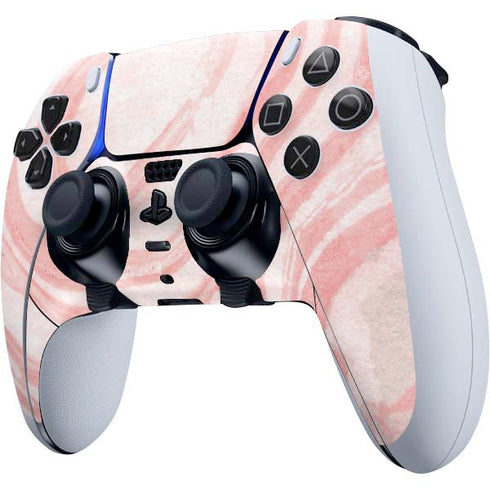 Marbleized Pink PS5 DualSense Edge Pro Controller Skin