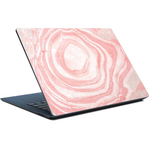 Marbleized Pink Surface Laptop Skin