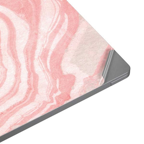 Marbleized Pink Laptop Skins