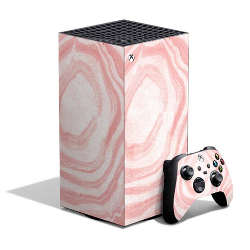 Marbleized Pink XBox Series X Digital Edition Bundle Skin