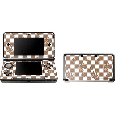 Marijuana Brown Checkered Nintendo Skins