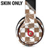 Marijuana Brown Checkered Beats Solo 3 Wireless Skin