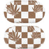 Marijuana Brown Checkered Galaxy Buds Plus Skin