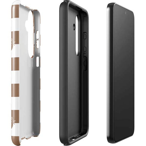 Marijuana Brown Checkered Galaxy S25 Impact Case