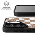 Marijuana Brown Checkered Galaxy S25 Plus Kickstand Case