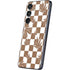 Marijuana Brown Checkered Galaxy S25 Plus Skin
