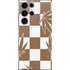 Marijuana Brown Checkered Galaxy S24 Ultra Skin