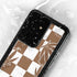 Marijuana Brown Checkered Galaxy S24 Ultra Waterproof Case