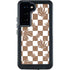 Marijuana Brown Checkered Galaxy S24 Waterproof Case