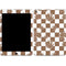 Marijuana Brown Checkered iPad Skins