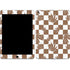 Marijuana Brown Checkered iPad Skins