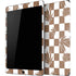 Marijuana Brown Checkered iPad Skins
