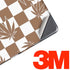 Marijuana Brown Checkered iPad Skins