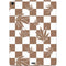 Marijuana Brown Checkered Apple iPad Air Skin