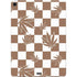 Marijuana Brown Checkered Apple iPad Air Skin