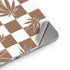 Marijuana Brown Checkered Apple iPad Air Skin