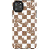 Marijuana Brown Checkered iPhone Cases