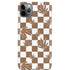 Marijuana Brown Checkered iPhone Cases