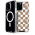 Marijuana Brown Checkered iPhone Cases