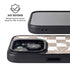 Marijuana Brown Checkered iPhone 14 Plus Kickstand Case