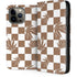 Marijuana Brown Checkered iPhone Cases