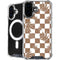 Marijuana Brown Checkered iPhone 16 Plus MagSafe Case