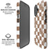 Marijuana Brown Checkered iPhone 16 Plus Magsafe Impact Case