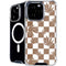 Marijuana Brown Checkered iPhone 16 Pro MagSafe Case