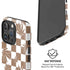 Marijuana Brown Checkered iPhone 16 Pro Magsafe Impact Case