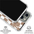 Marijuana Brown Checkered iPhone 16 Pro Max Clear Case
