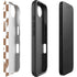 Marijuana Brown Checkered iPhone 16e Impact Case