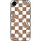 Marijuana Brown Checkered iPhone 16e Skin