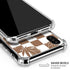 Marijuana Brown Checkered iPhone X/XS Clear Case